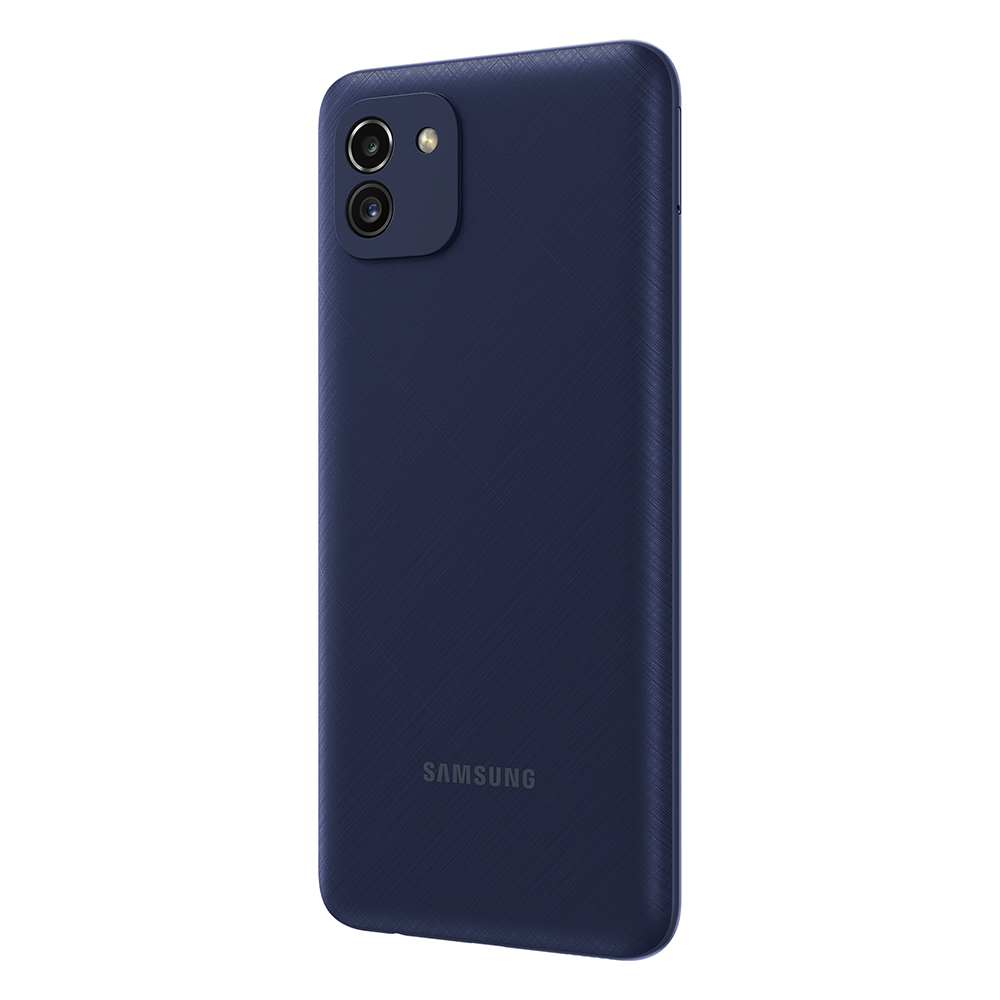 Купить Смартфон Samsung Galaxy A03 64Gb, синий (РСТ): цены и доставка в  Санкт-Петербурге