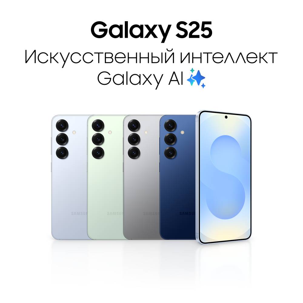 Купить Смартфон Samsung Galaxy S25 12Gb, 256Gb, серый (РСТ) в