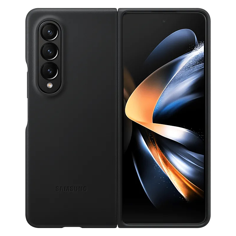 Купить Чехол-накладка Samsung Leather Cover для Galaxy Z Fold4, кожа ...