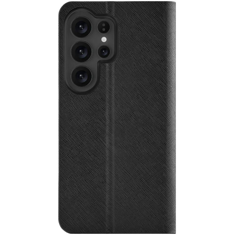 Чехол-книжкаuBearMemoCaseдляGalaxyS26Ultra,кожзаменитель,черный