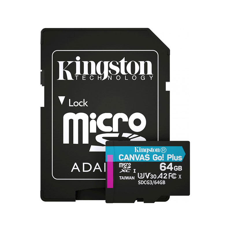 Kingston canvas go plus microsdxc 128